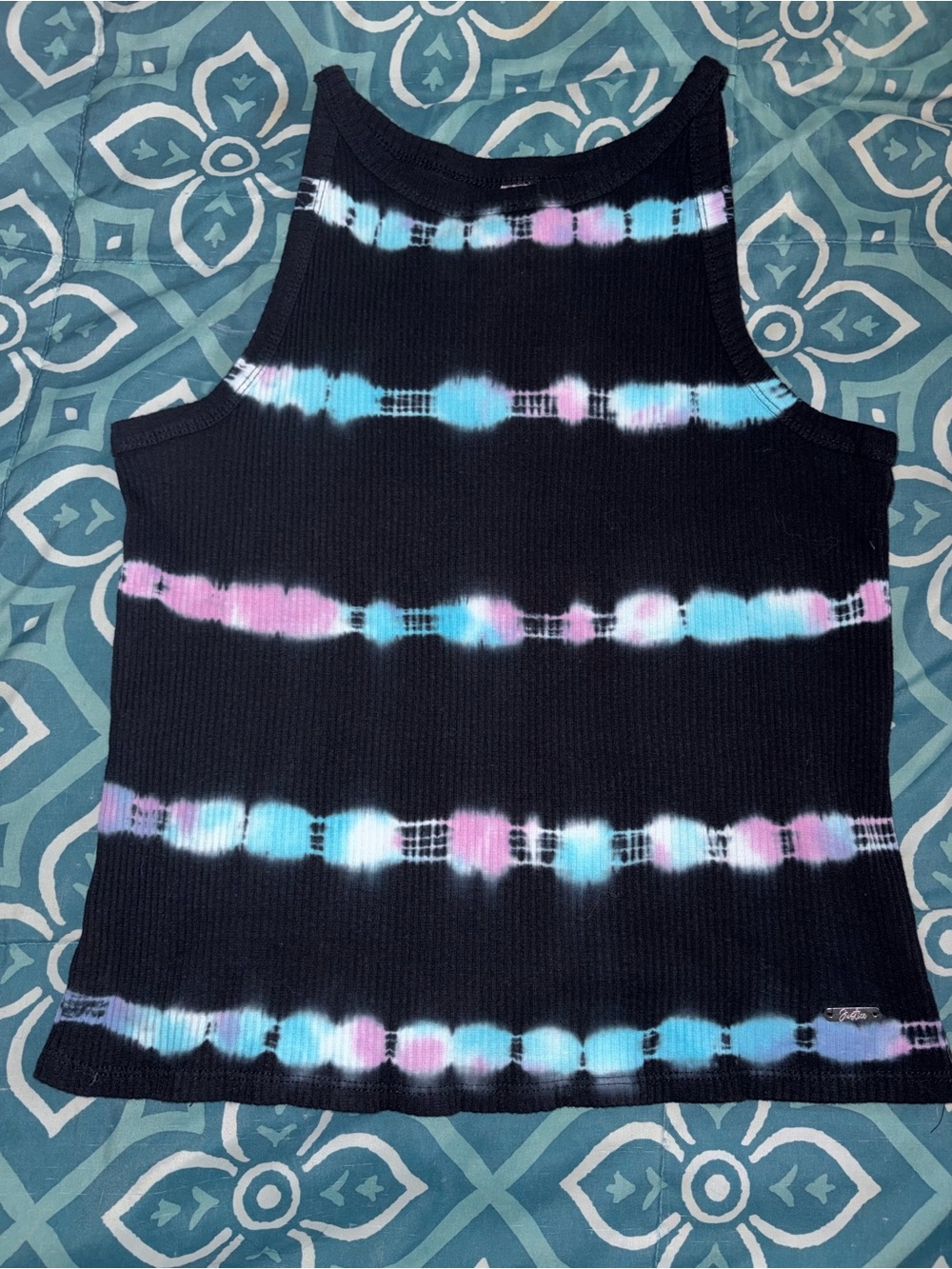 Justice tie-dyed tank